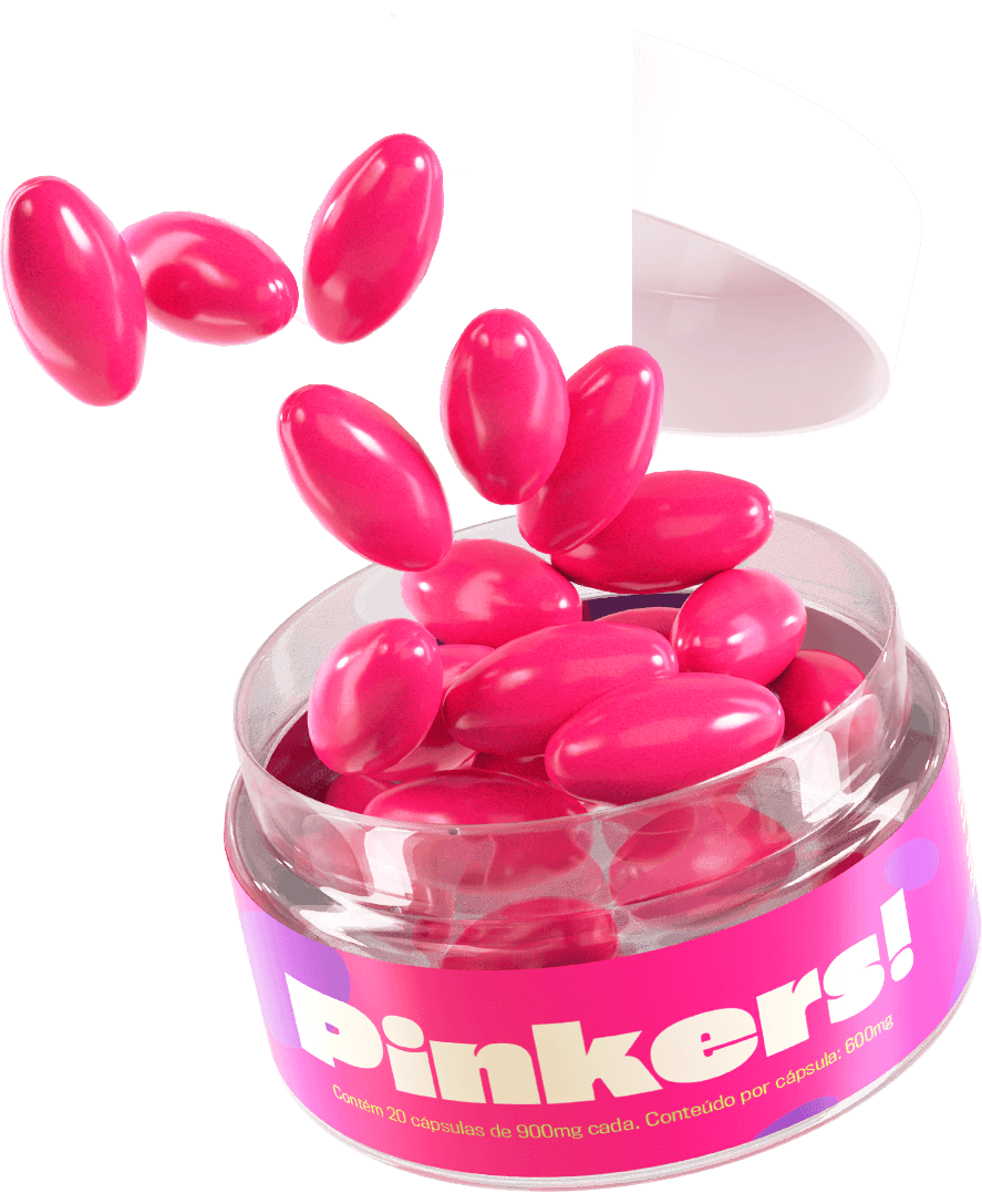 Pote de pilulas pinkers